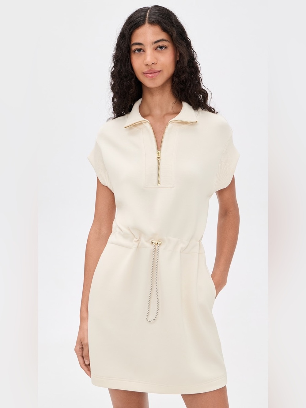 NWT Varley Avaya Half Zip Dress Pristine